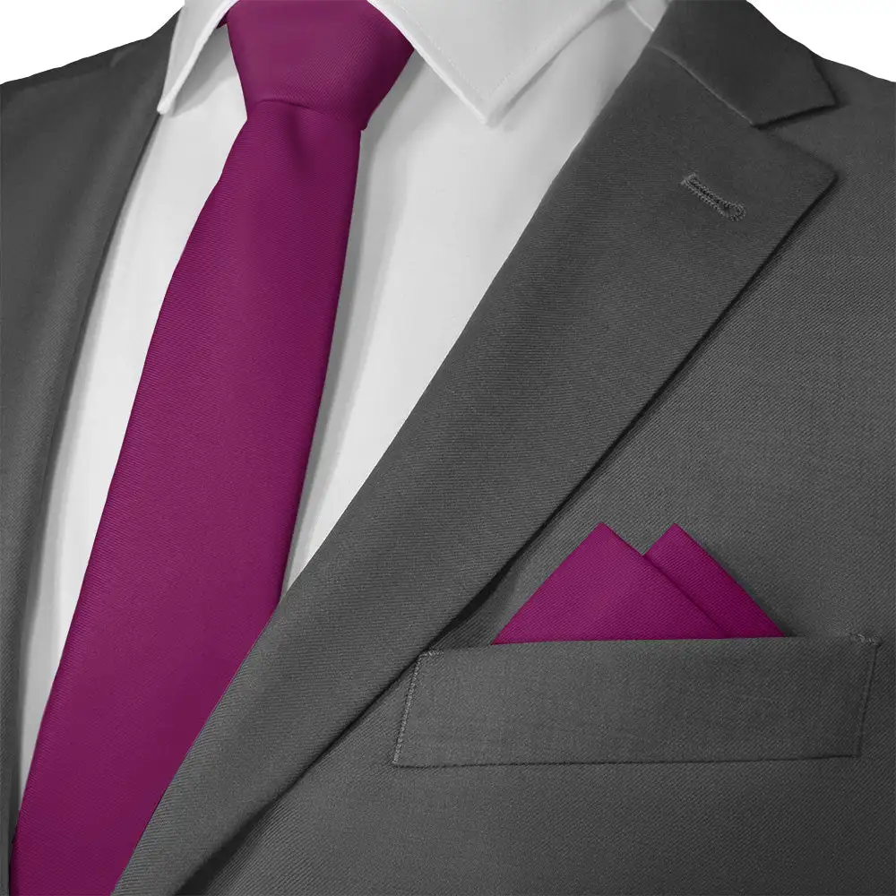 Crisp Understated Solid Pocket Square