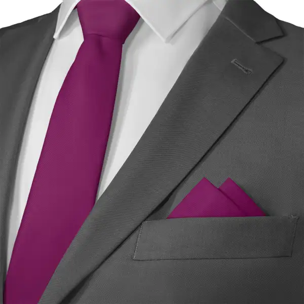 Crisp Understated Solid Pocket Square