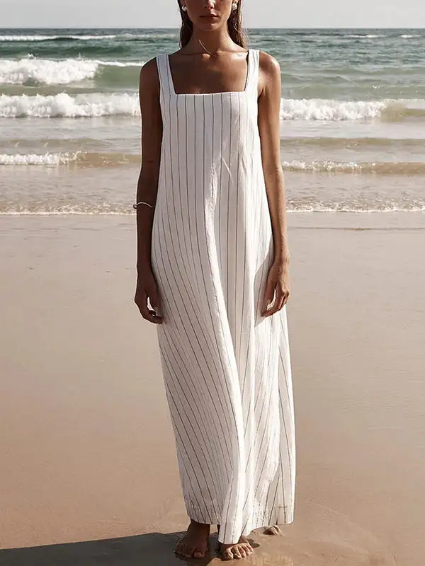 Square Neck Maxi Dress