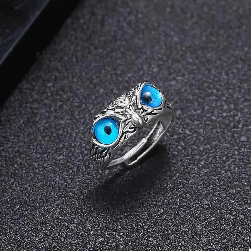 Alloy Owl Detail Ring