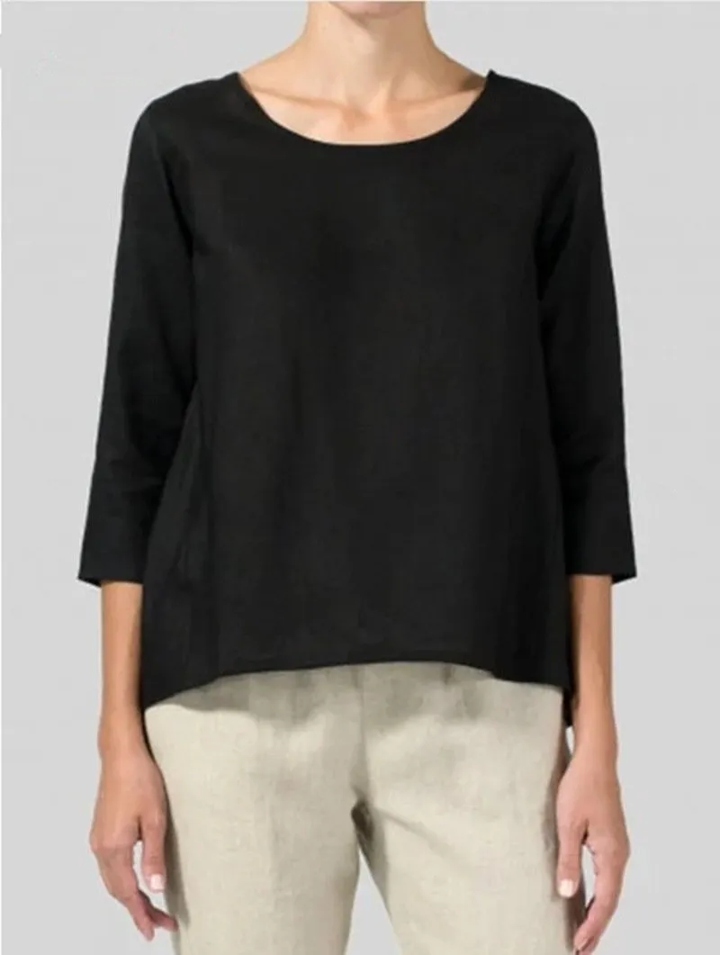 Relaxed Linen Top