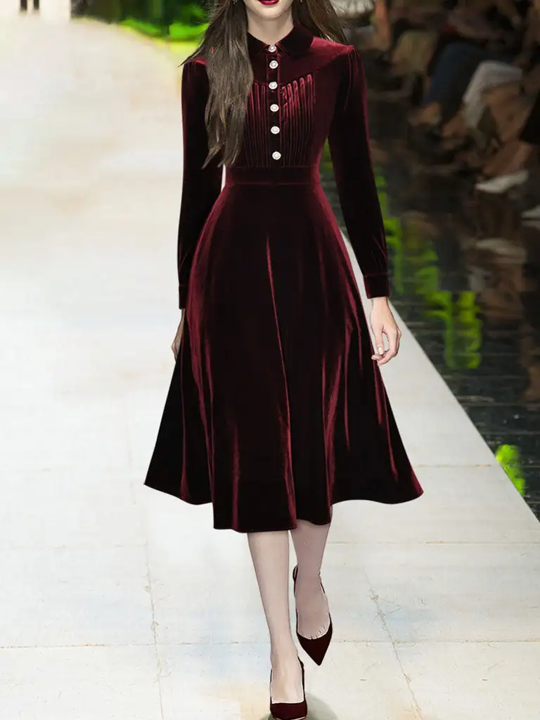 Velvet Maxi Dress
