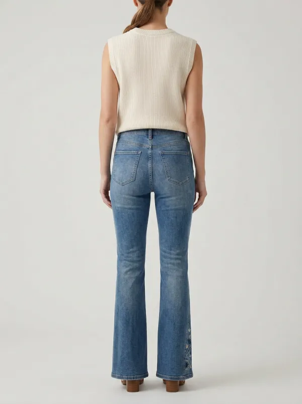 Women's High Waist Casual Denim Jeans