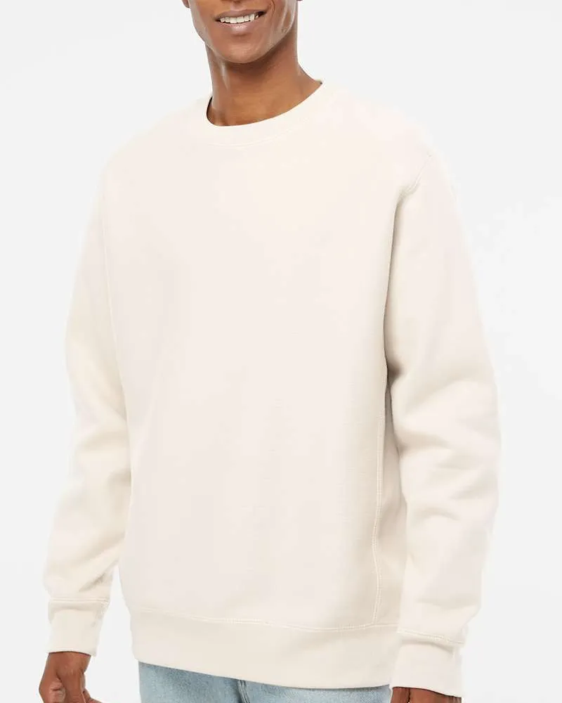 Crewneck Sweatshirt Featuring Heavyweight Detail And Cross Grain Cotton