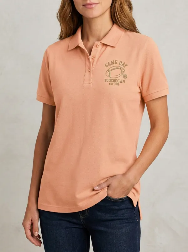 Football Vibe Relaxed Fit Polo Shirt