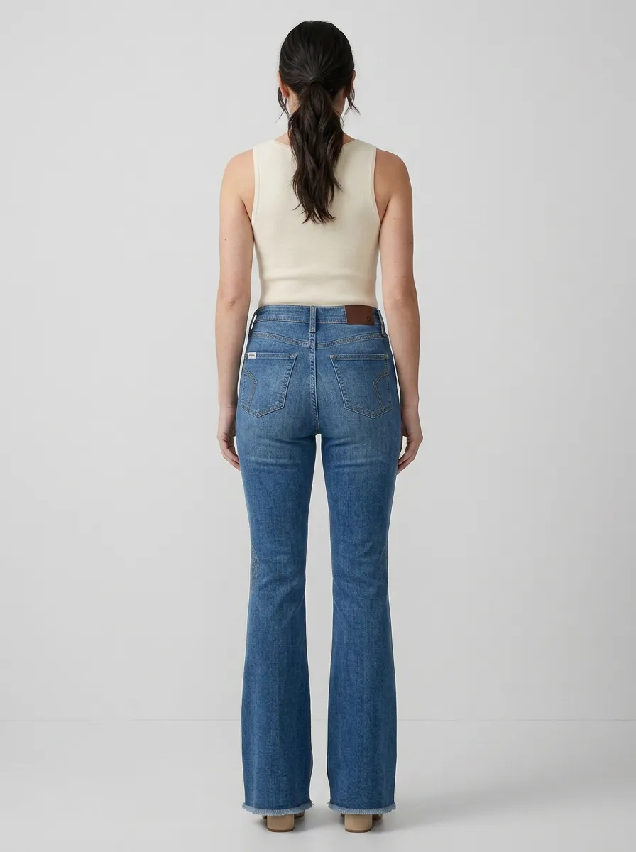 Women's High Waist Casual Denim Jeans