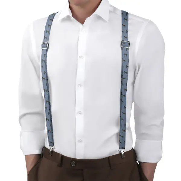 Treeing Brindle Theme Suspenders