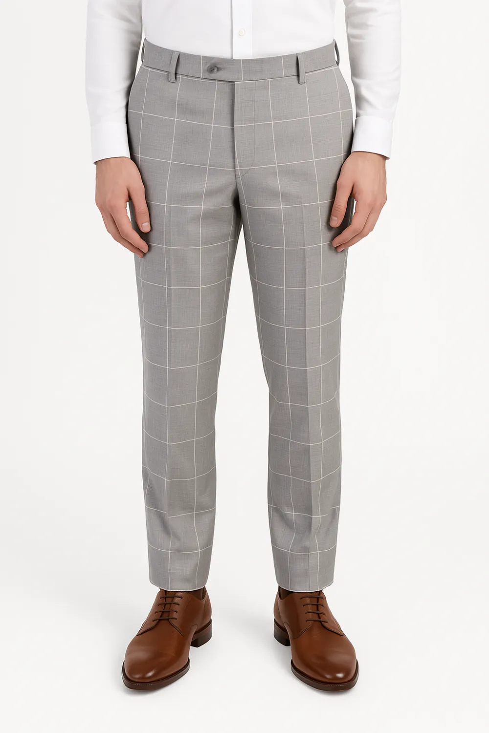 All Season Flat Front Regular Rise Traditional Fit Trousers