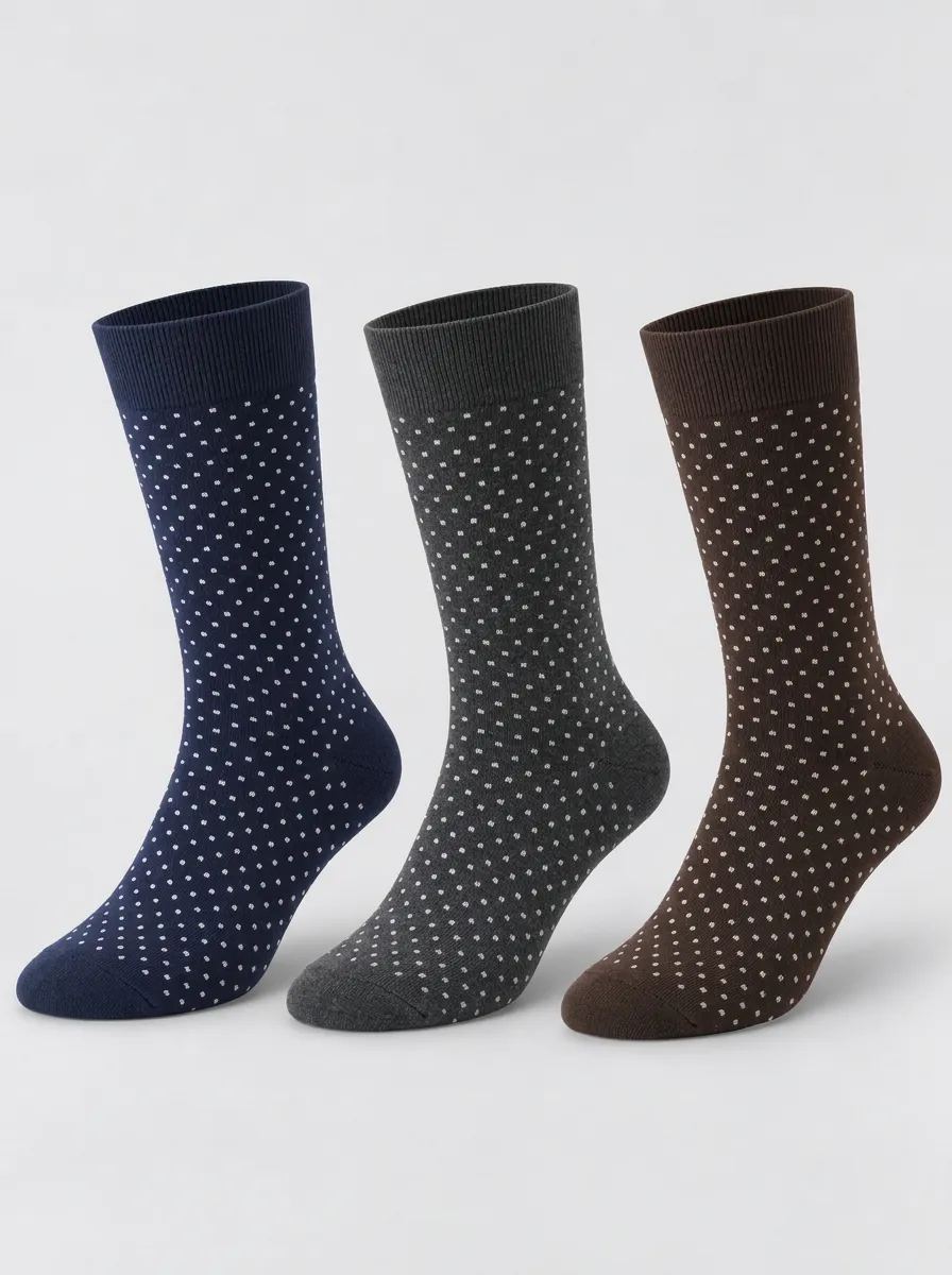 Men's Hudson Polka Dot Dot Socks 3-Pack