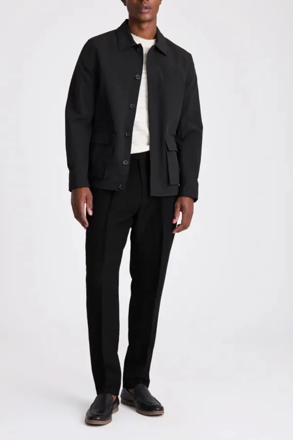 Water-Resistant Fashionable Black Jacket