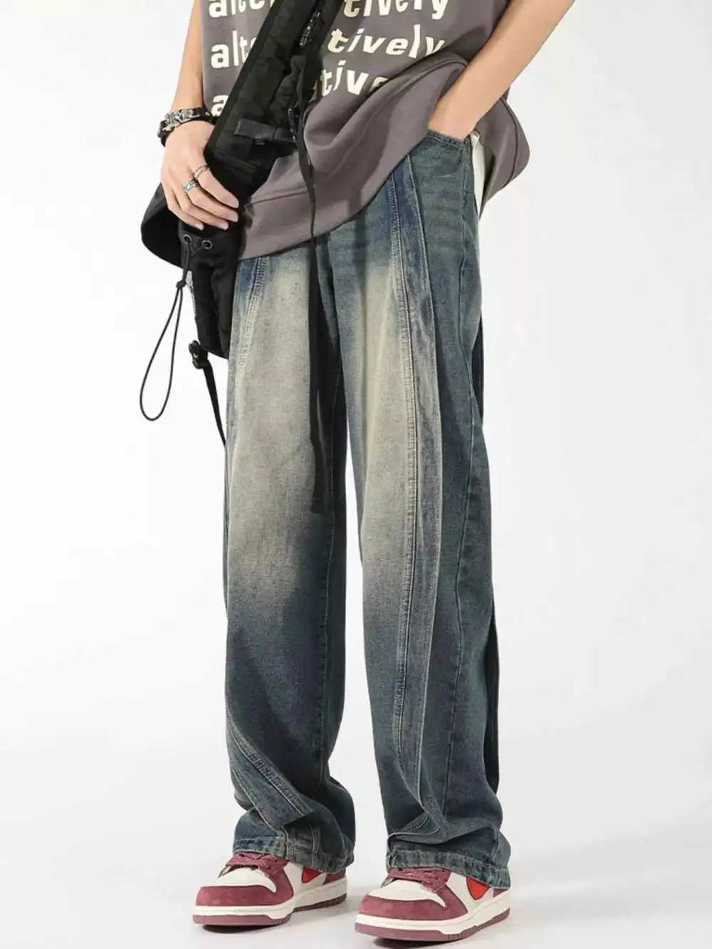 Everyday Washed Wide Leg Jeans