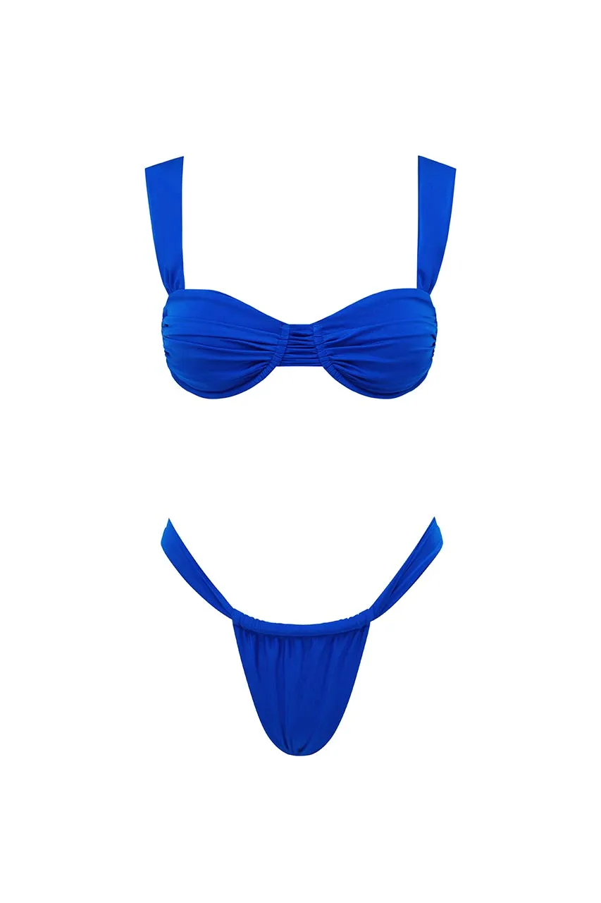 Low Back Ruched Swimsuit