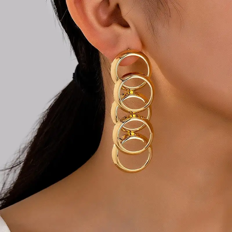 Minimal Accent Vintage Statement Earrings