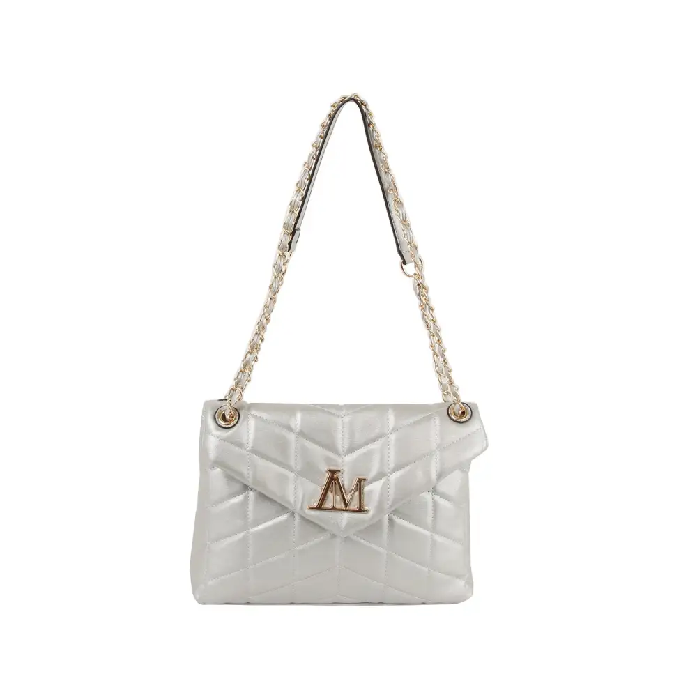Classic Detail Quilted Pocketed Faux Leather Shoulder Bag