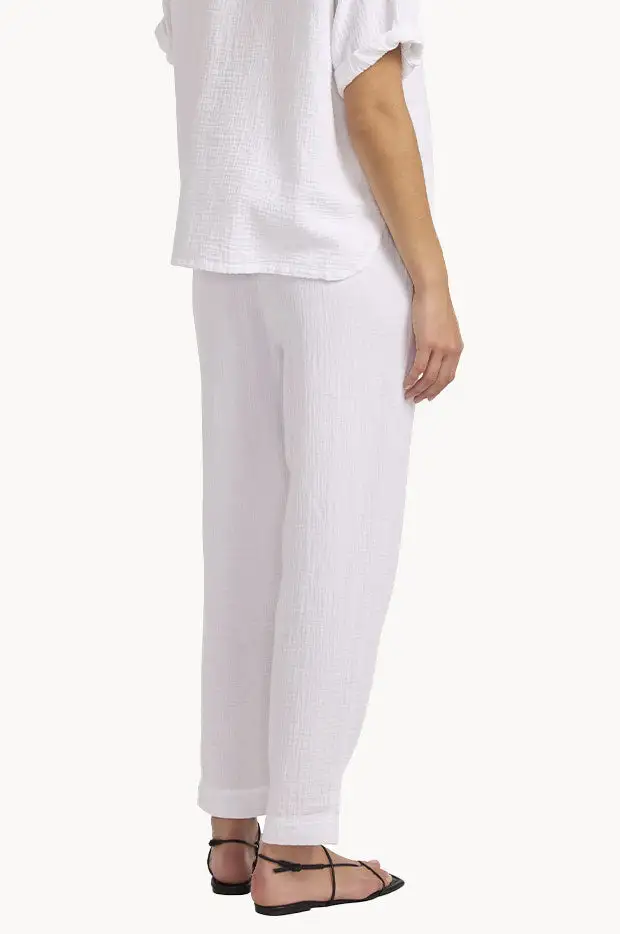 Soft Gauze Tapered Pants