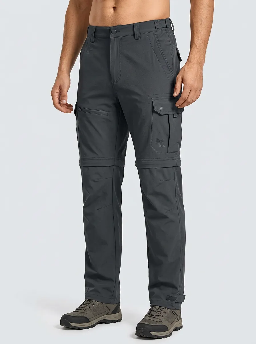 Men's Canyon Range Multi-Pocket Waterproof Zip-Off Tactical Cargo Pants