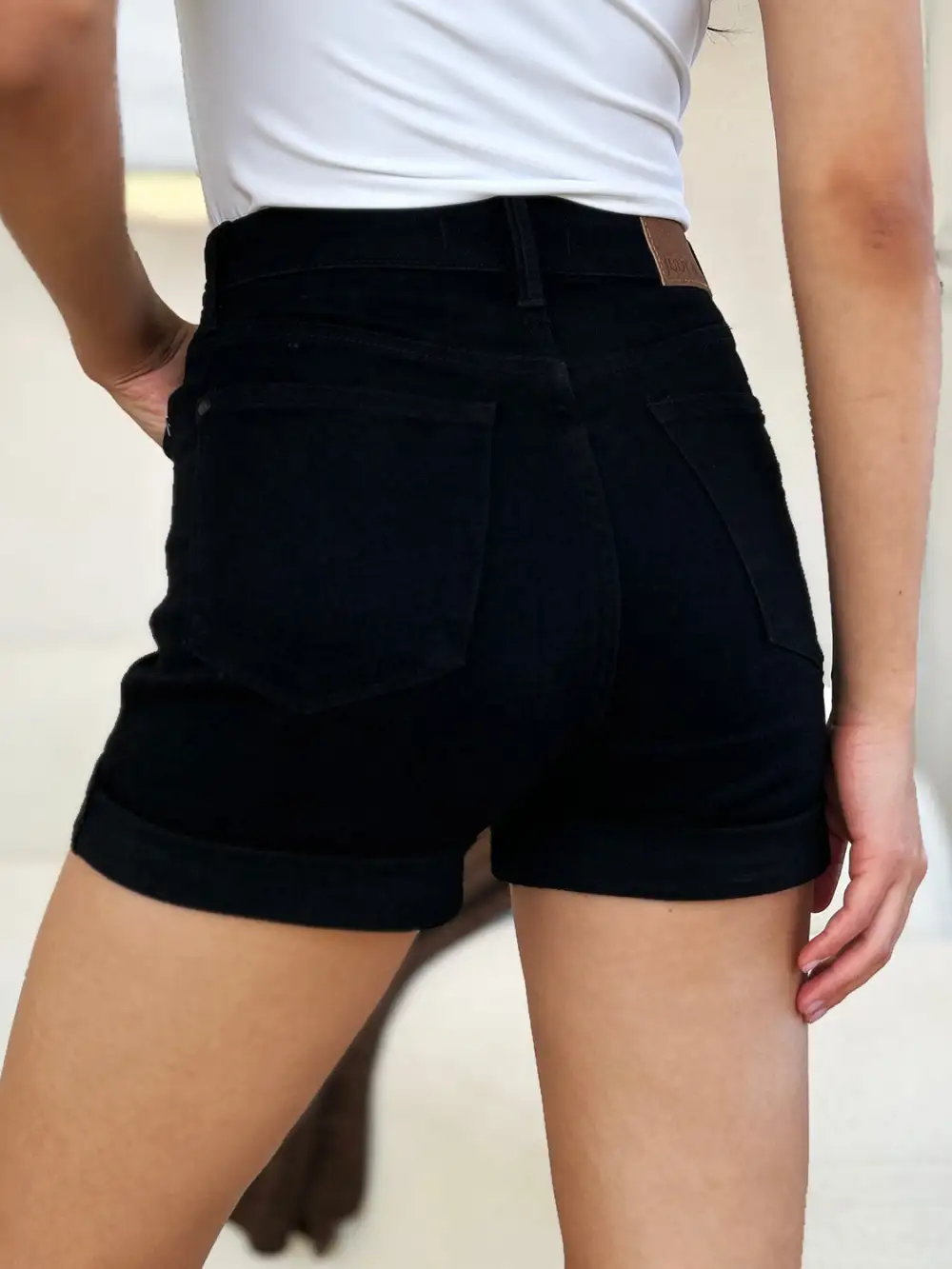 High Waist Denim Shorts