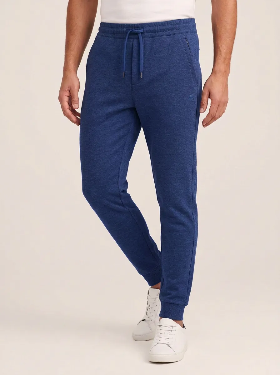 Functional Drawstring Athletic Sport Look Men's Sweatpants