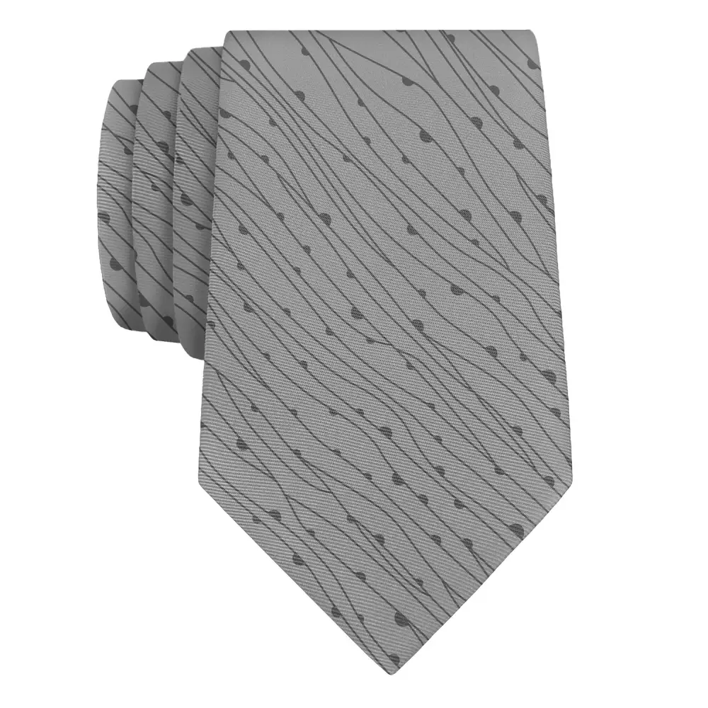 Refined Reef Pattern Necktie