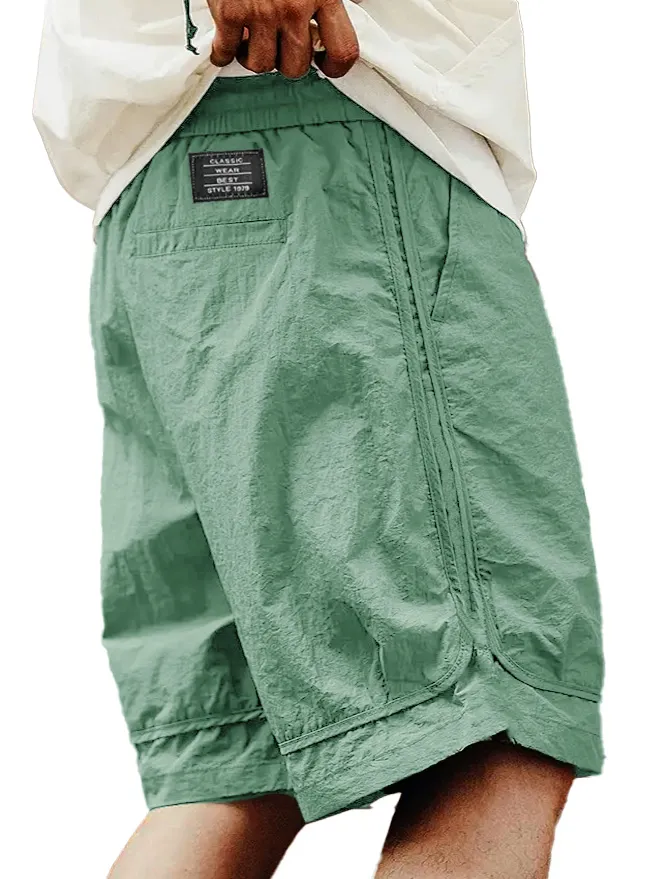 Seamed Detail Pocket Shorts