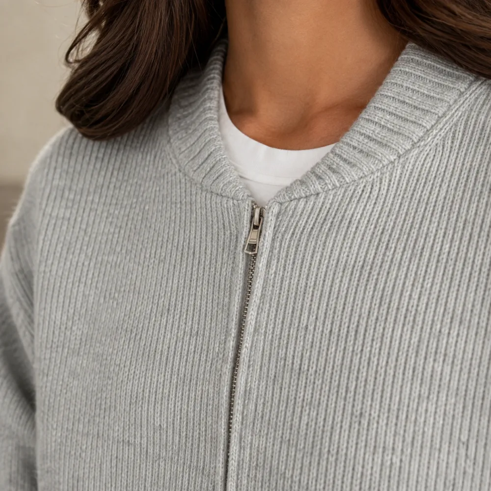 Ribbed Textured Cardigan