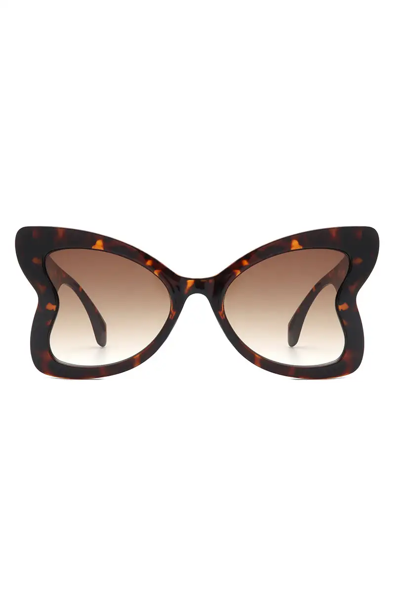 Cat Eye Butterfly Frame Sunglasses