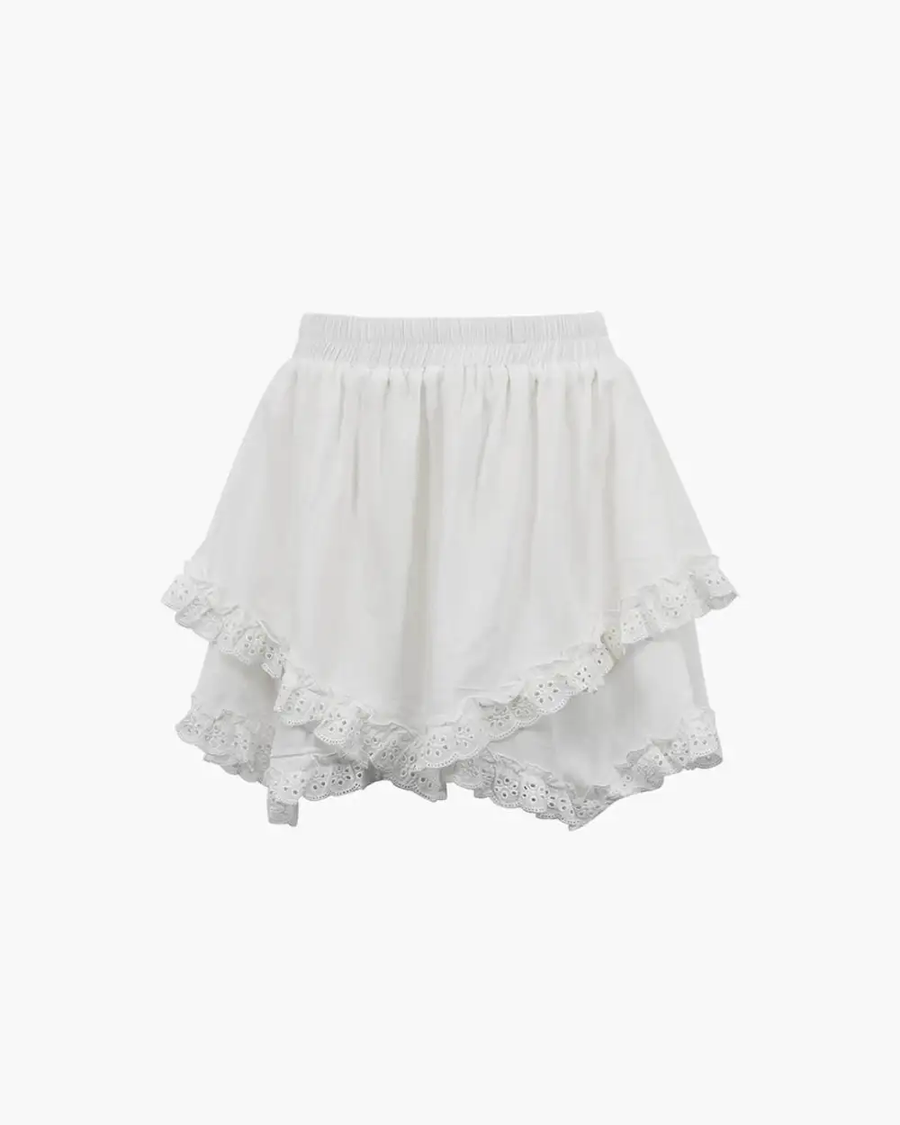 Tailored Chiffon Ruffle Tiered Skirt
