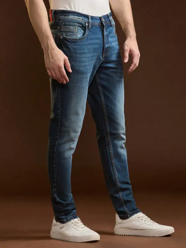 Warm Weather Stretch Pocket Cotton Jeans