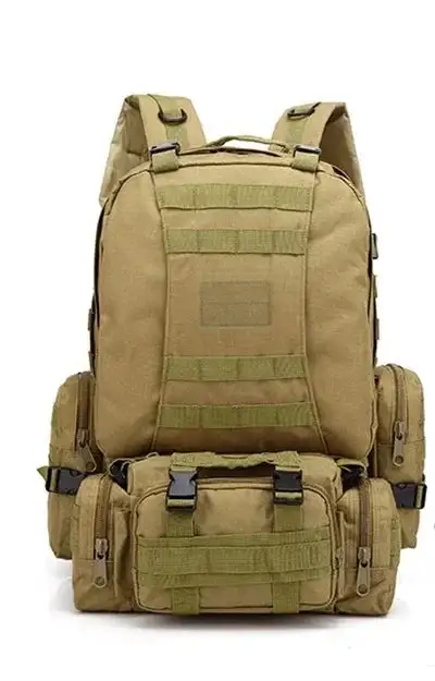 Tactical Khaki Multi-Functional Backpack Set