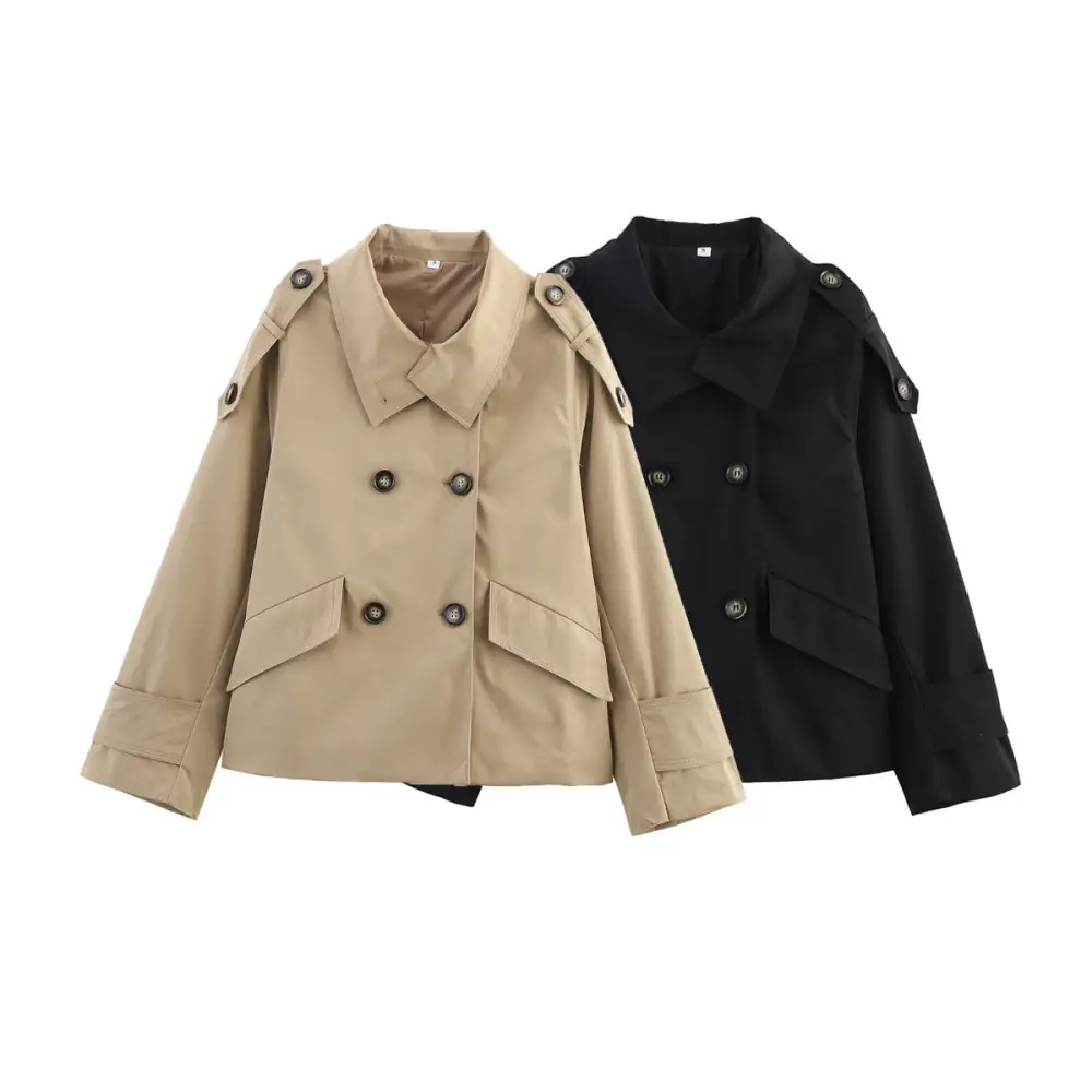 Tailored Waist Tie Trench Coat
