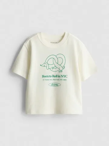 1-9yrs | Cotton Rich Sausage Dog Graphic T-Shirt
