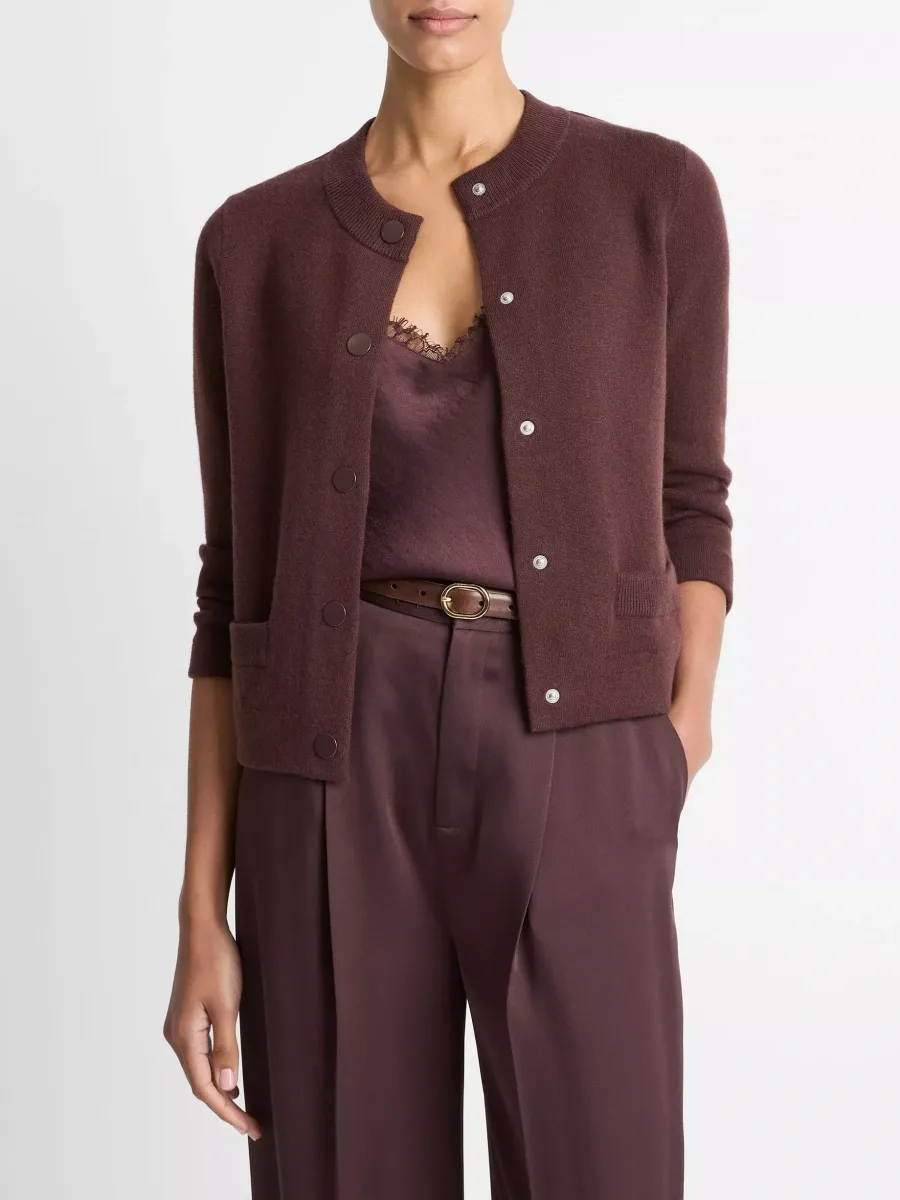 Snap Down Casual Cardigan