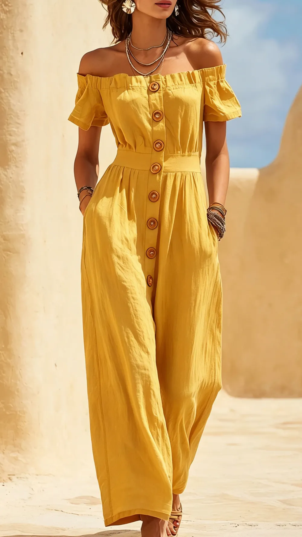 Tie Waist Jumpsuit