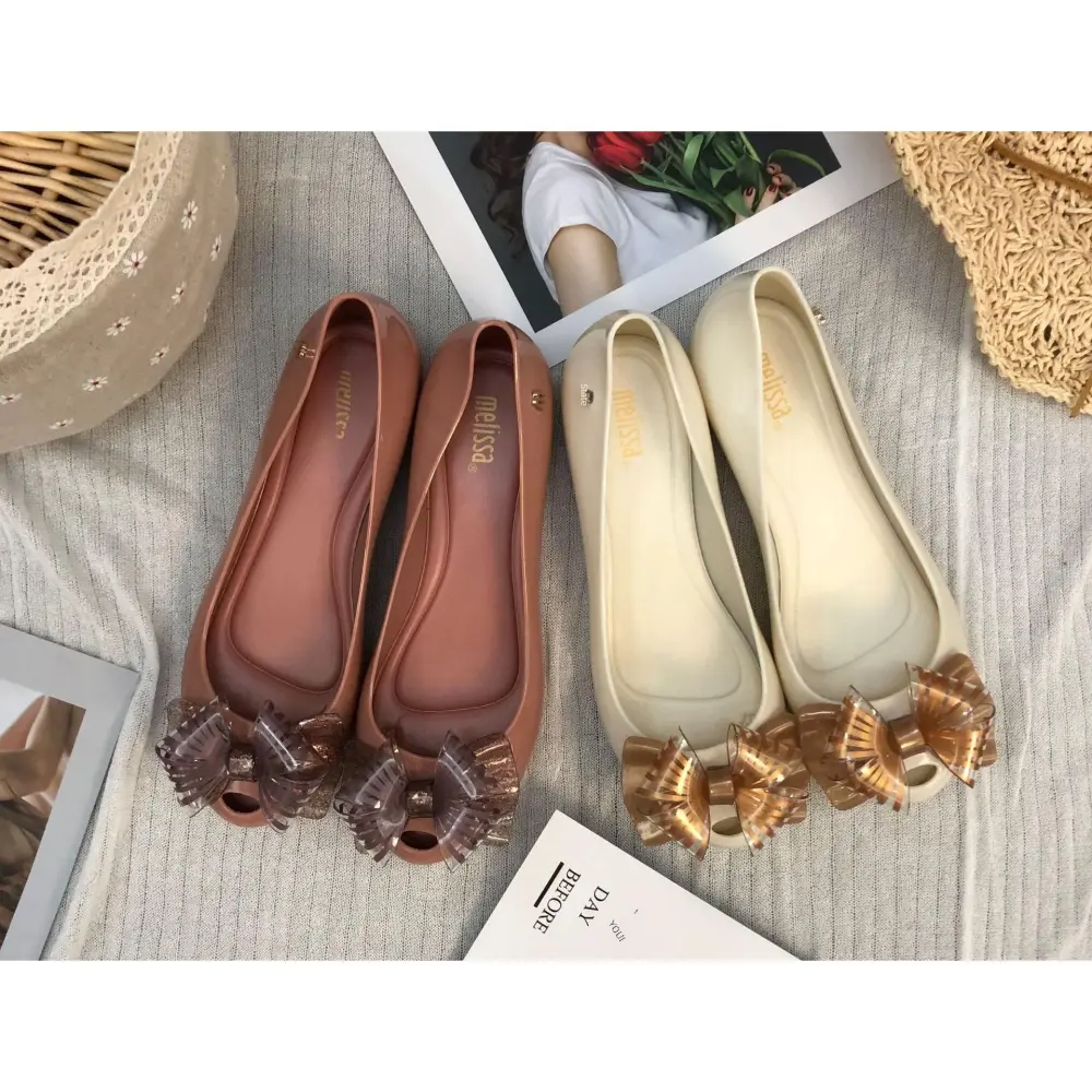Bow Detail Flat Sandals
