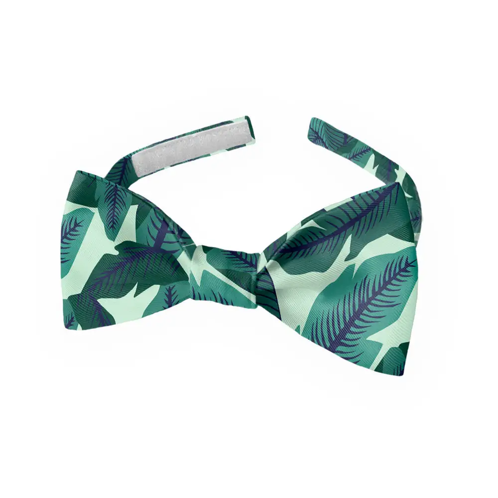 Banana Leaves Pattern Bow Tie