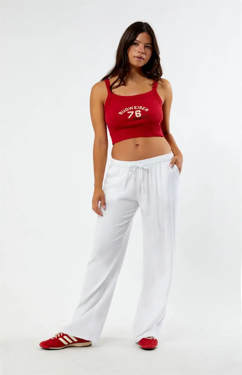Beverly and Beck Linen Pull-On Pants