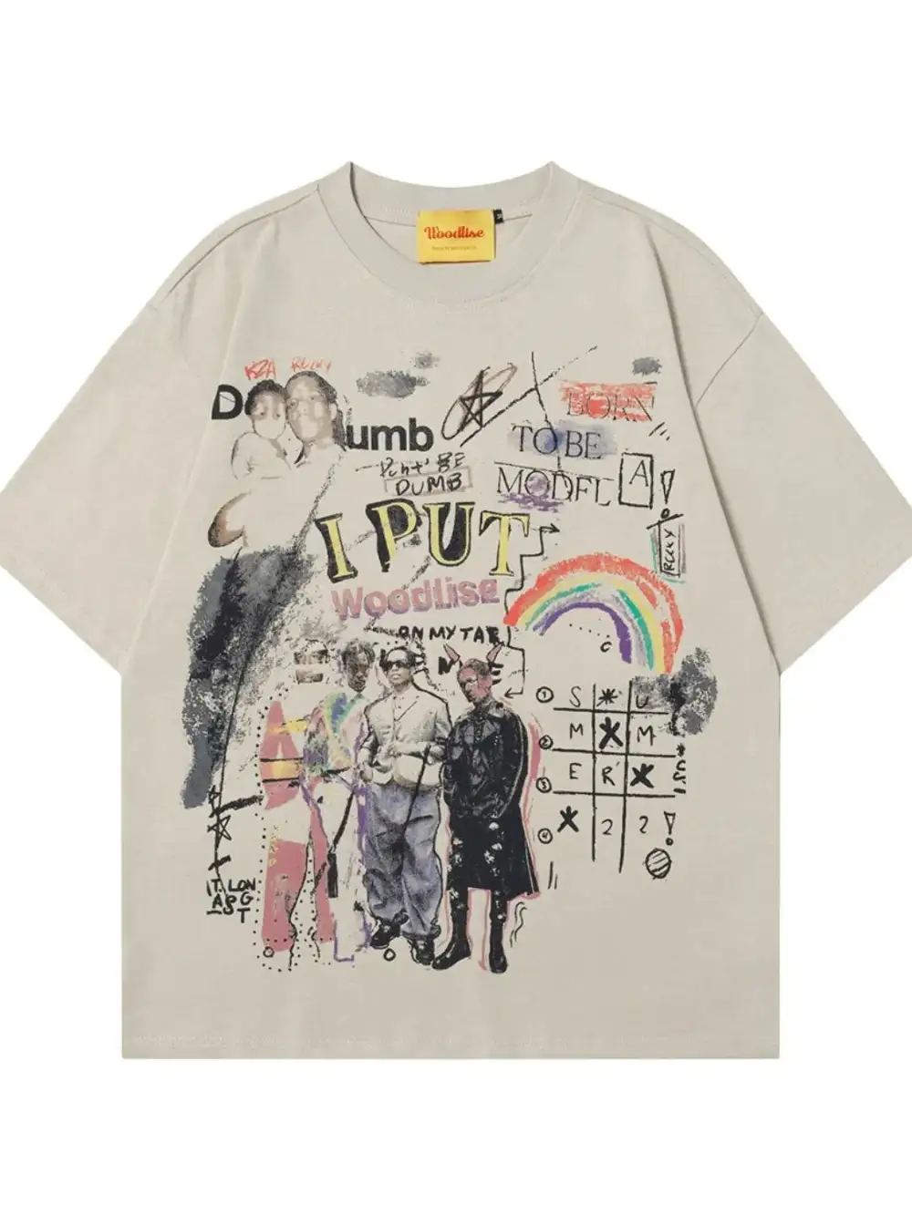 Utility Graphic Crew Neck Oversized Tee