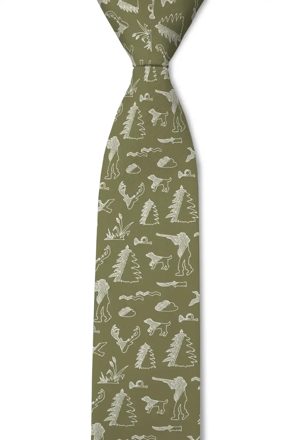 Hunting Novelty Pattern Necktie