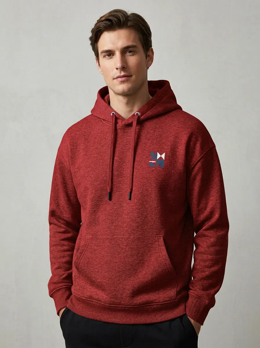 Classic Geometric Minimalist Edit Men's Hoodie
