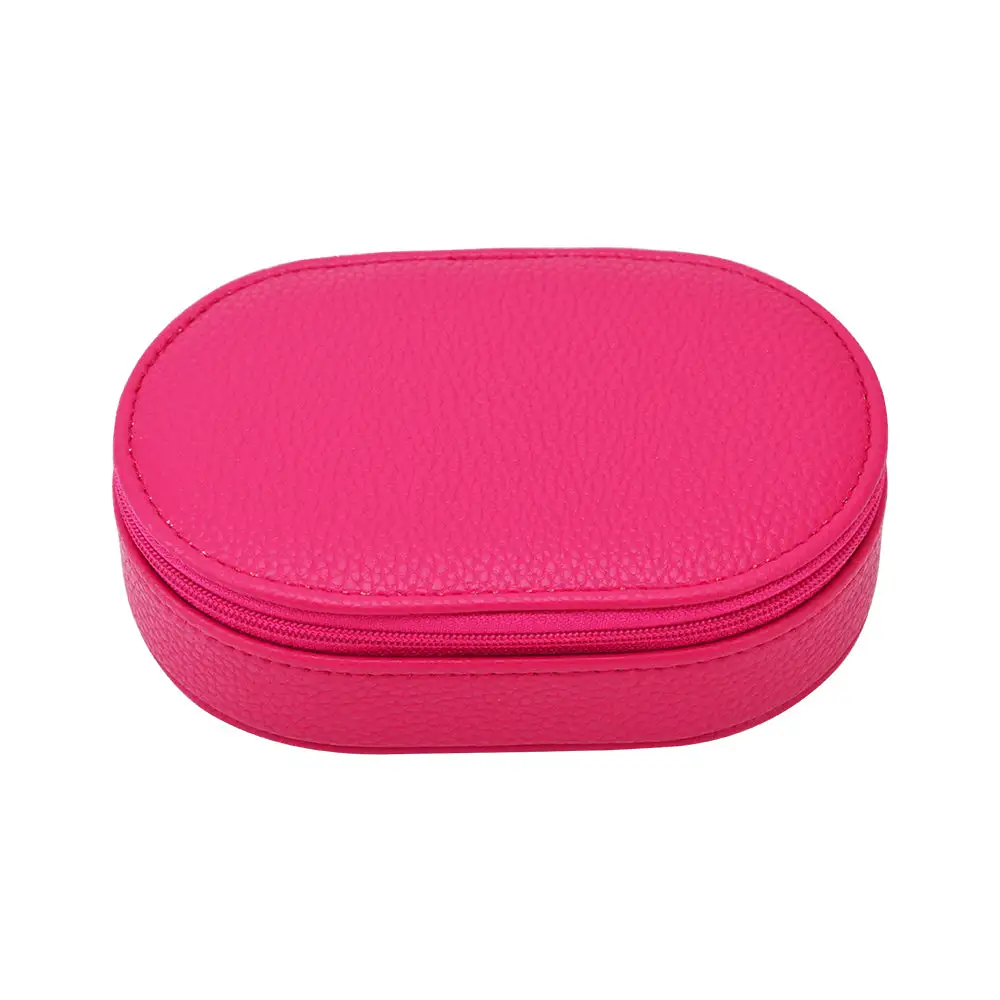 Oval Travel Jewelry Case
