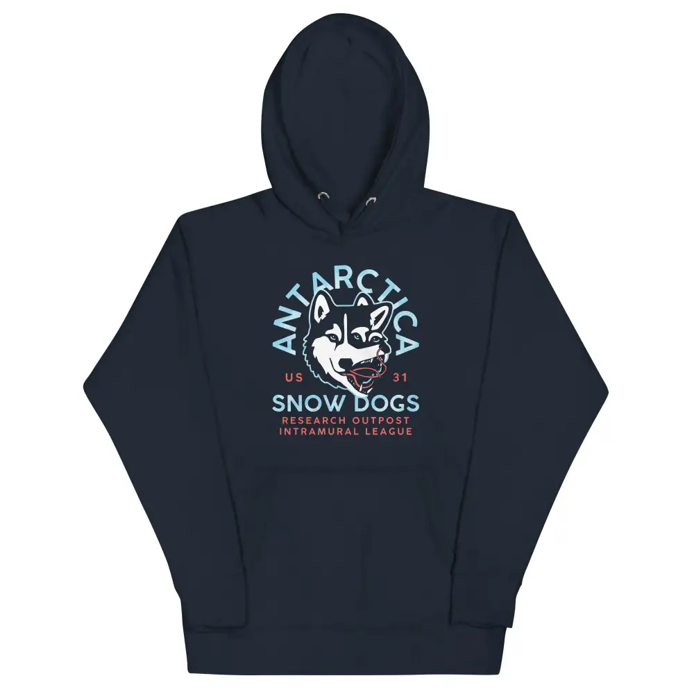 Antarctica Snow Dogs Unisex Comfort Hoodie