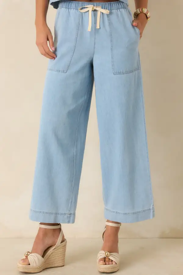 Denim Daycation Wide Leg Pants