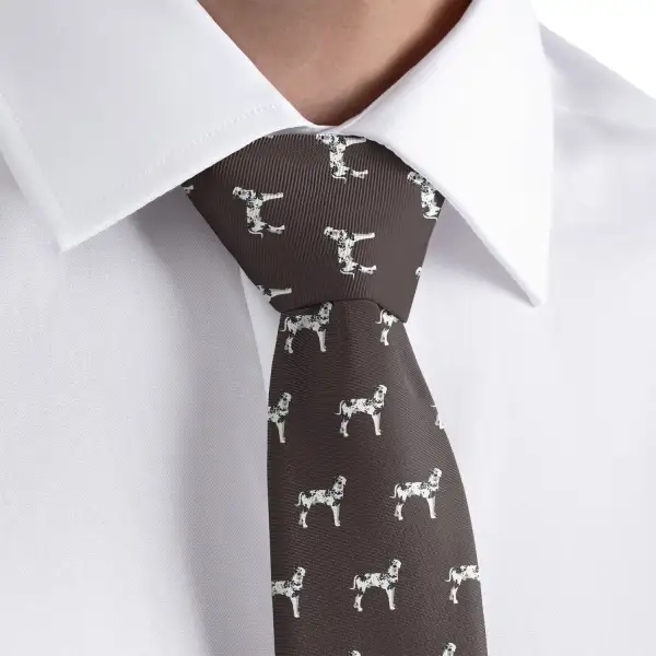Great Dane Dog Pattern Necktie