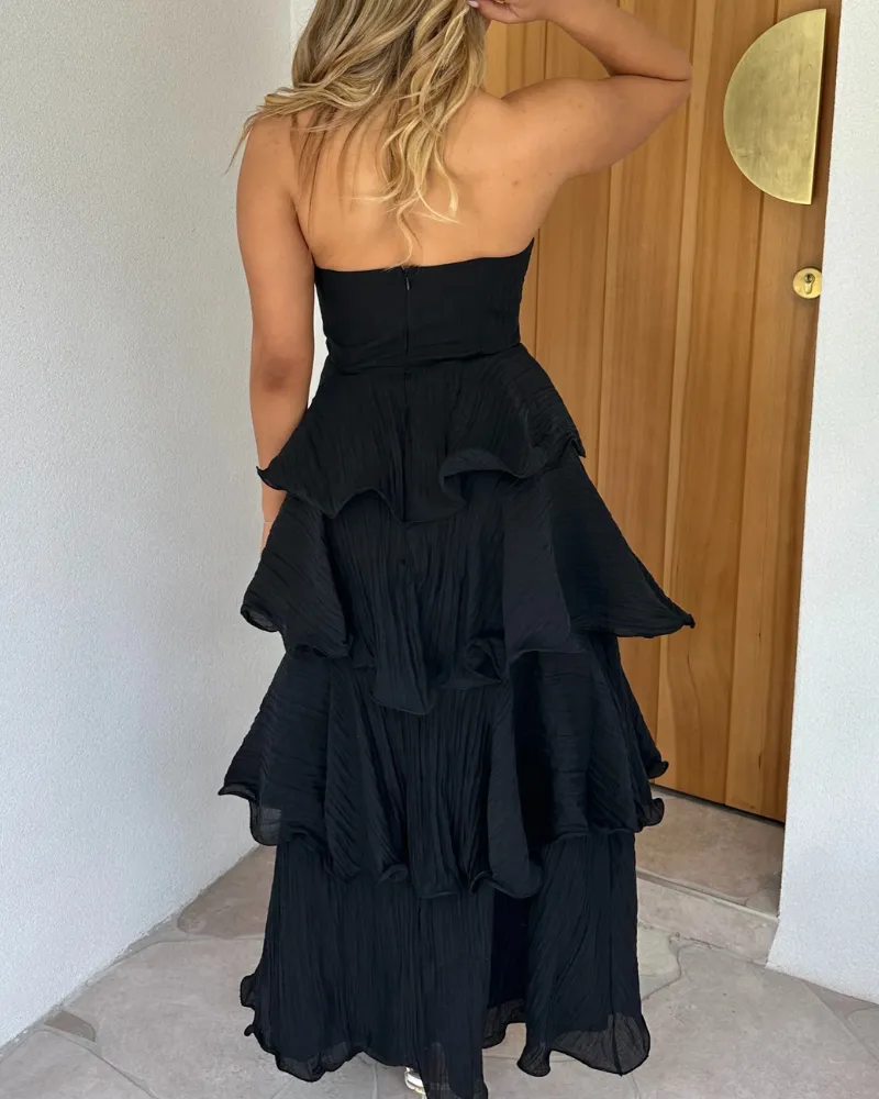Ruffled Tiered Maxi Dress