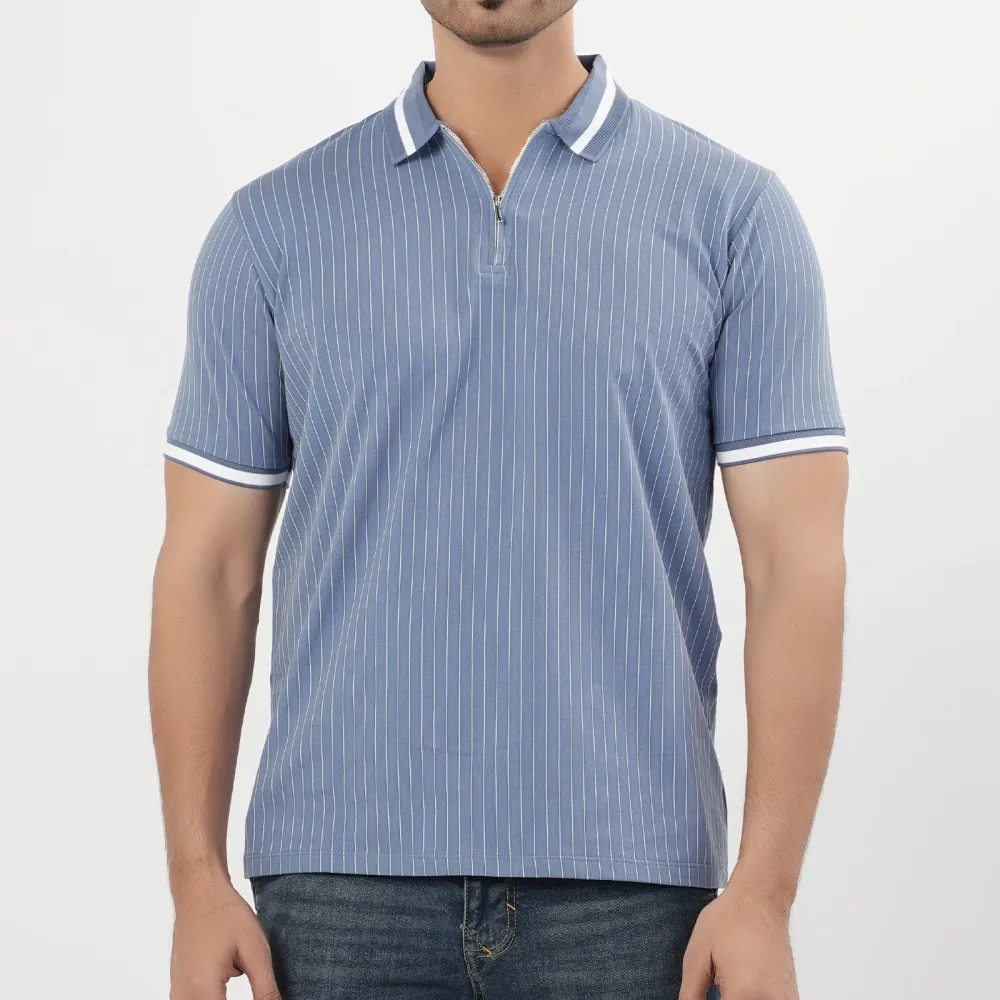 Men's Smart Casual Clean Collared Polo T-Shirt