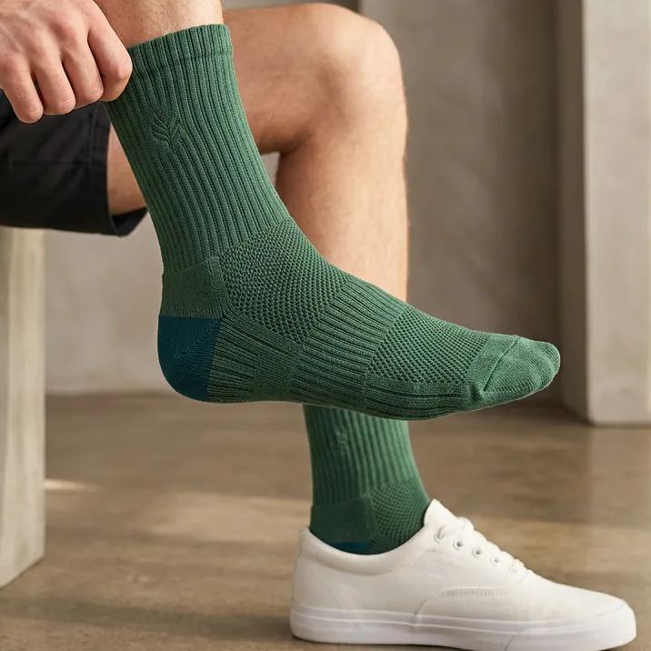 Men's Training Ribbed Crew Socks
