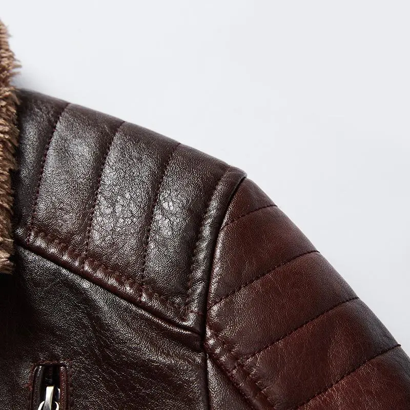 Leather Washed Field Jacket