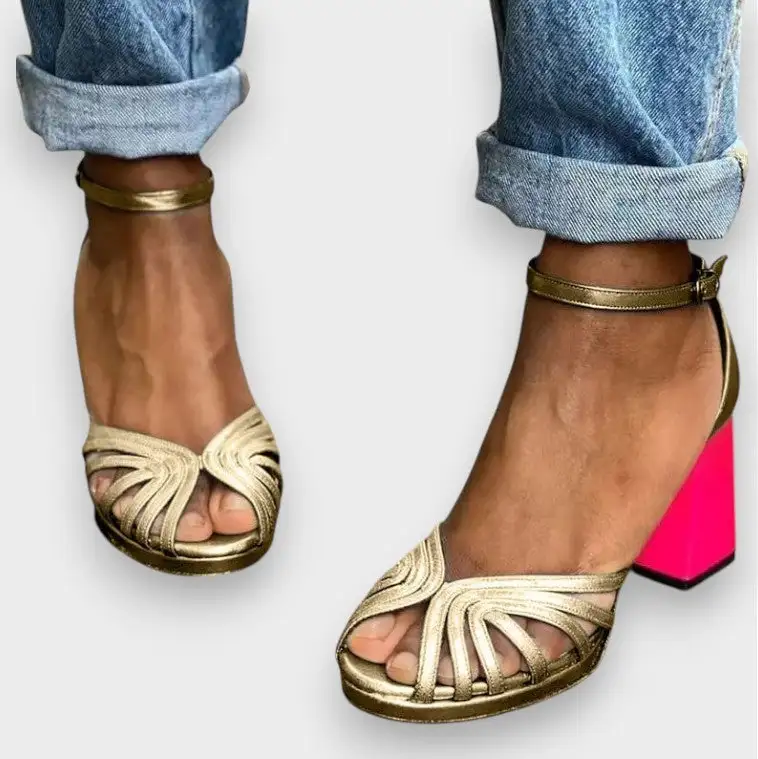 Block Heel Everyday Heeled Sandals