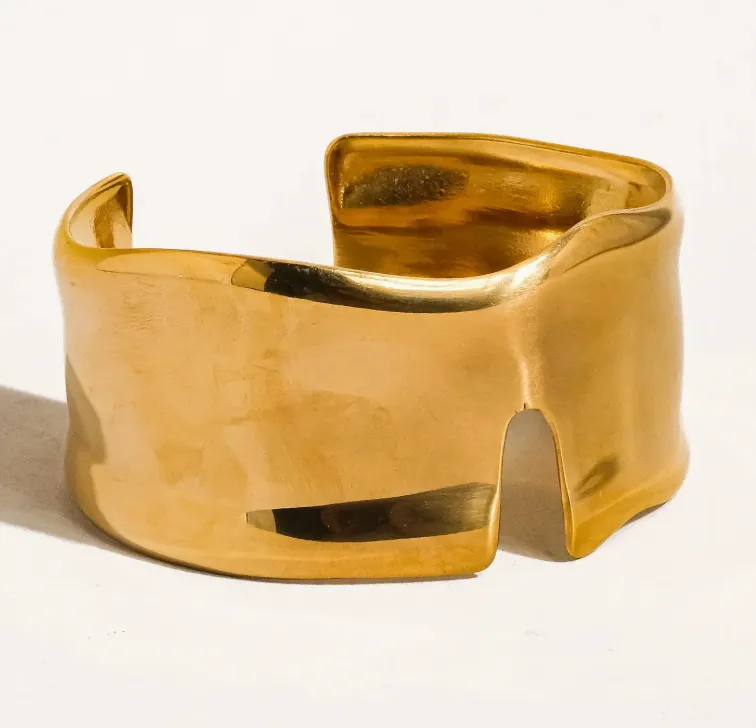 Abstract Statement Bangle Bracelet