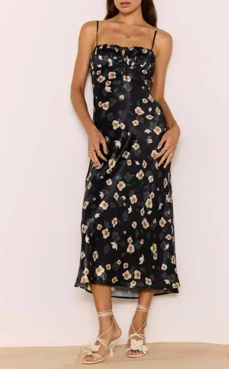 Midi Soft Drape Dress